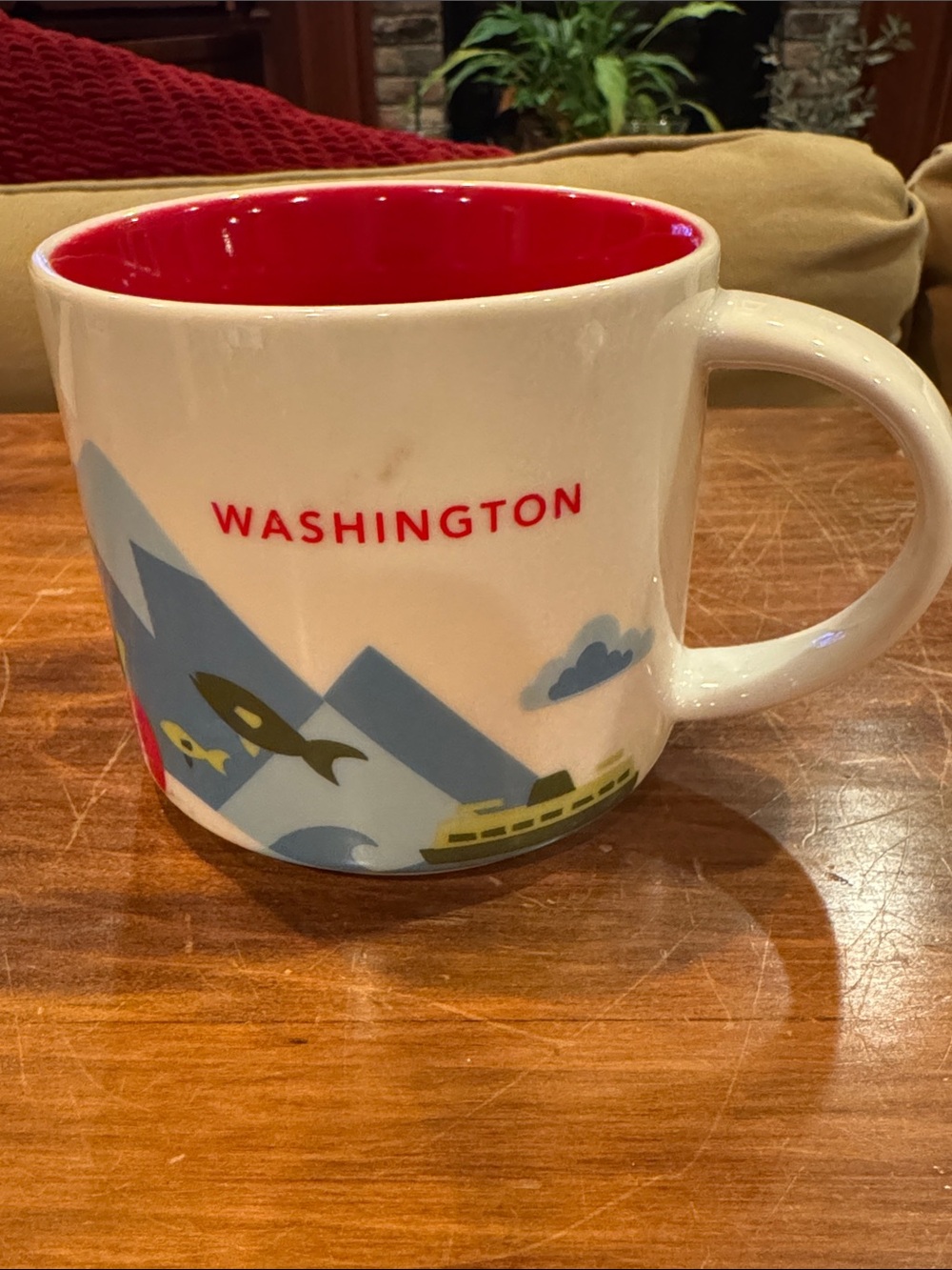 NEW Starbucks 2015 Washington State You Are Here Series Mug Collection Mountain